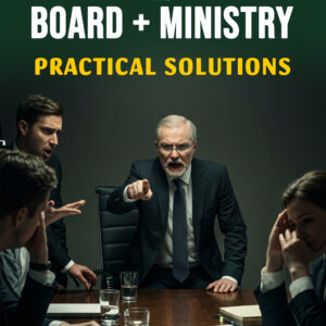 TOXIC LEADERS and BOARD + MINISTRY Practical Solutions